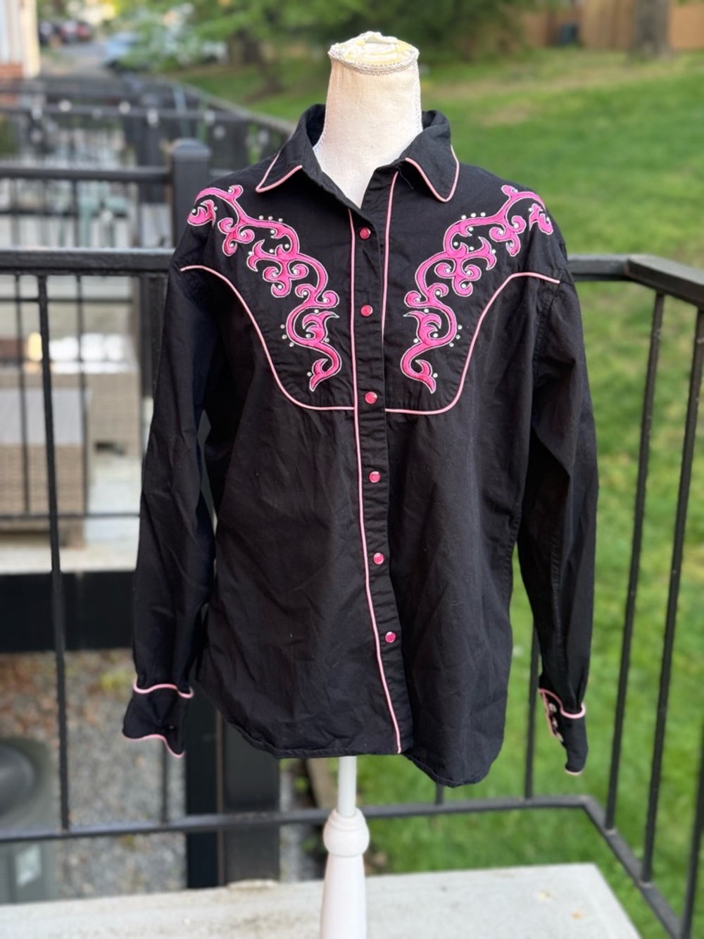 Walls Cowgirl Vintage Retro Women's Cowgirl Western Shirt Size XL